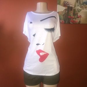 Plus size graphic tee